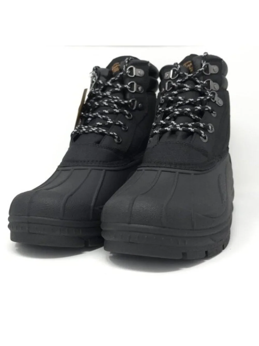 New Weatherproof Vintage Joe Black Waterproof Duck Boots Men’s 10M